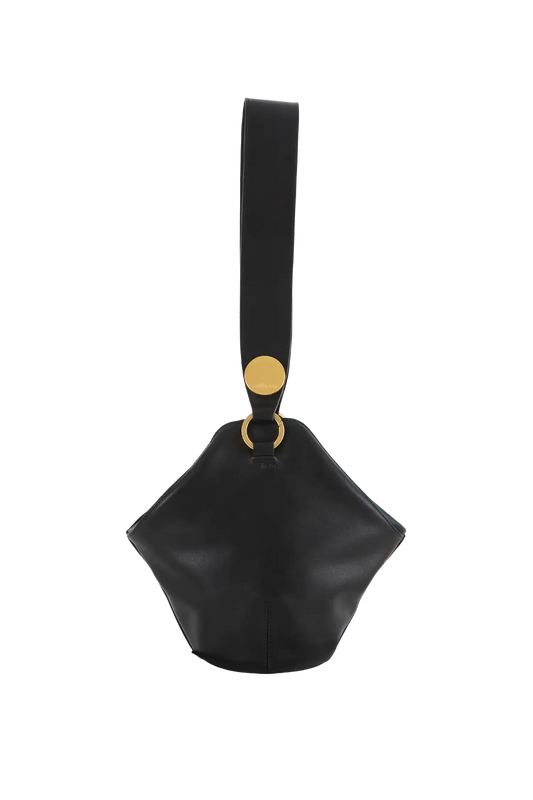 9PM maxi bag preta e dourado
