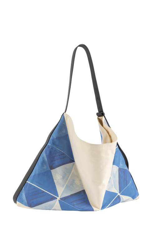 Bolsa painel modernista azul