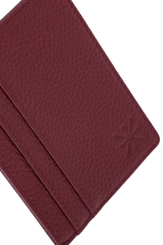 Card holder burgundy
