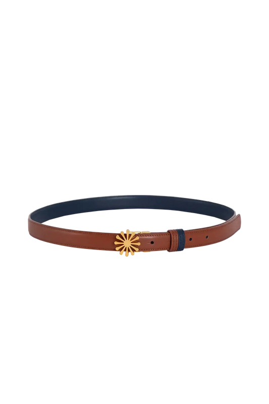 AMPM reversible belt 20 mm Azul Marinho/Marrom G