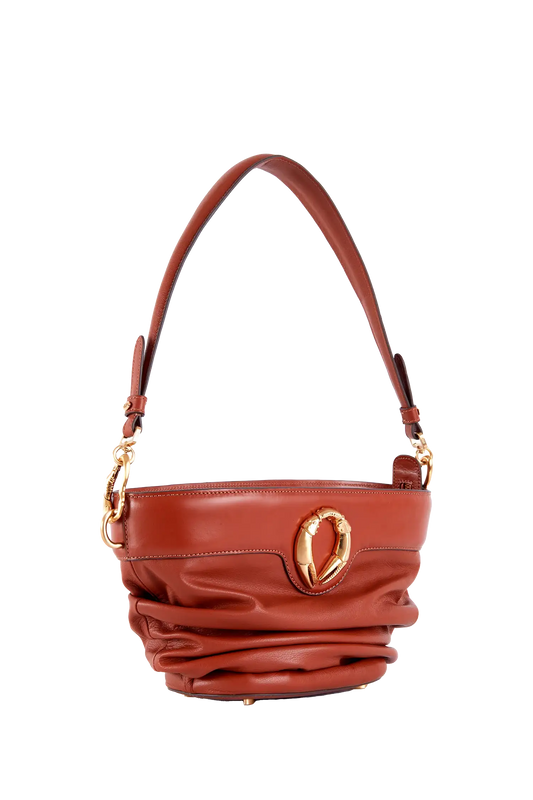 Crab Claws Shoulder Bag Marrom
