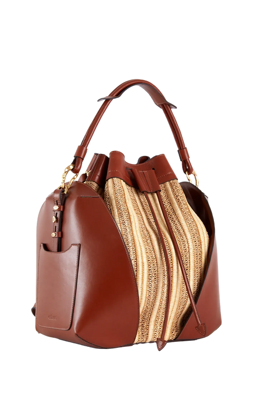Crab Raffia Backpack Balaio