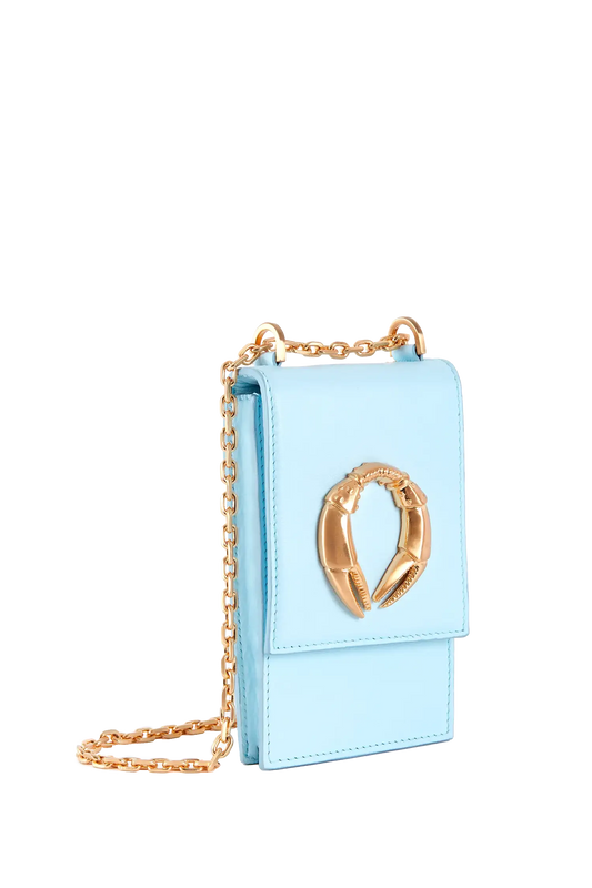 Crab Phone Bag Azul Claro