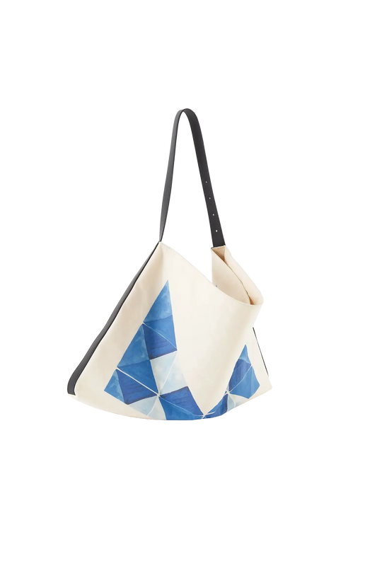 Bolsa painel modernista azul
