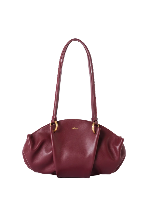 07:07PM baguette bag burgundy