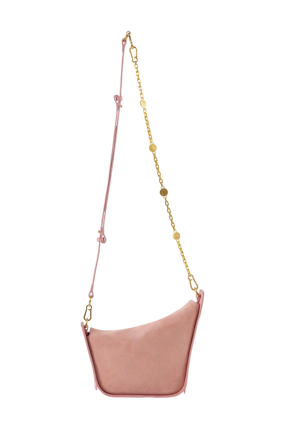 10AM camurça medium bag rosa