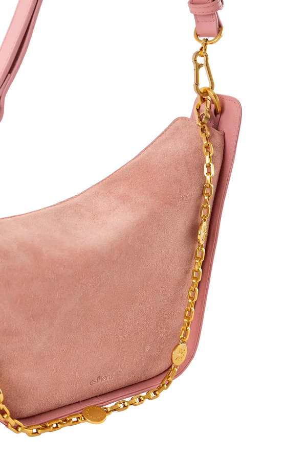 10AM camurça medium bag rosa