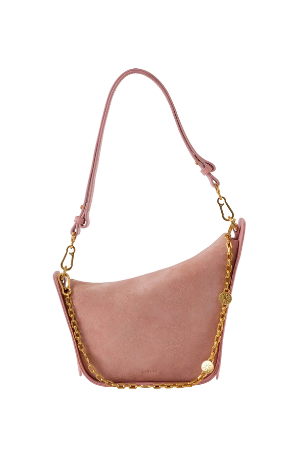 10AM camurça medium bag rosa