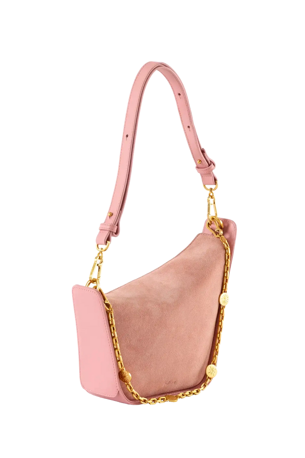 10AM camurça medium bag rosa