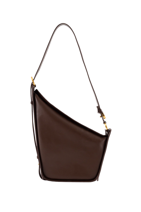 10AM belted bag marrom escuro