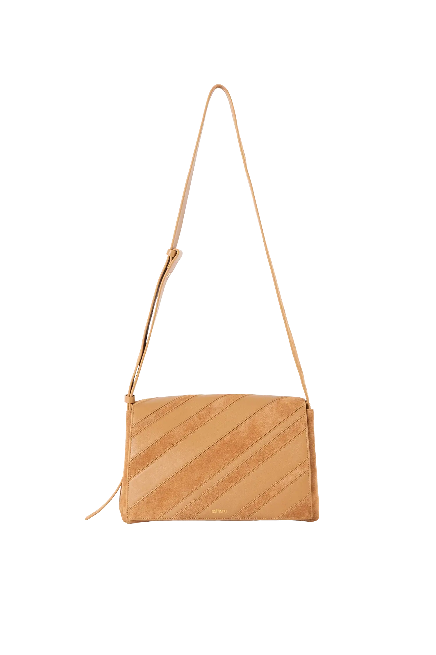 Bolsa tiracolo em camurça na cor com tom elegante com fechamento seguro e alça ajustável confortável, design sofisticado e funcional ideal para o dia a dia.
