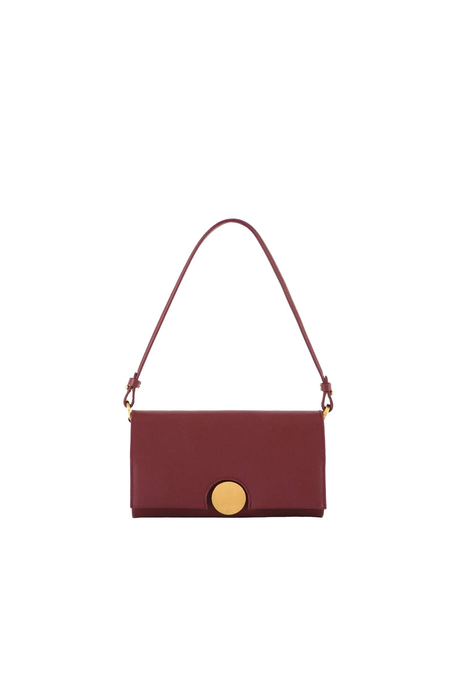 12AM baguette bag burgundy