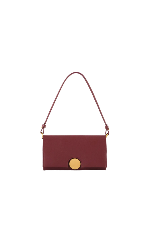 12AM baguette bag burgundy