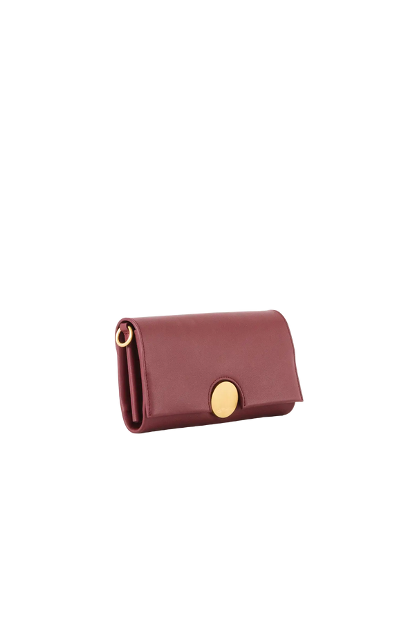 12AM baguette bag burgundy