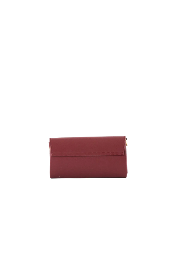 12AM baguette bag burgundy