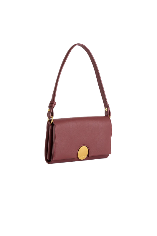 12AM baguette bag burgundy