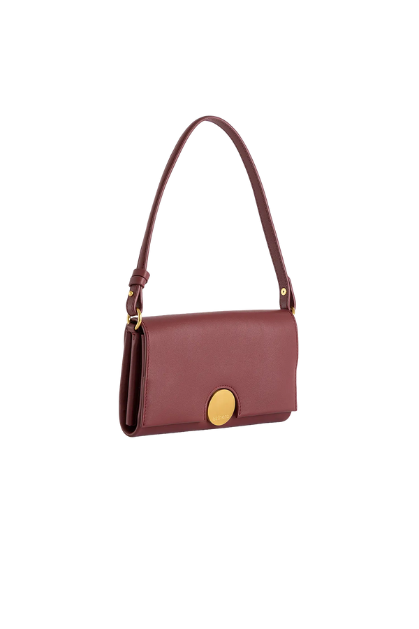 12AM baguette bag burgundy