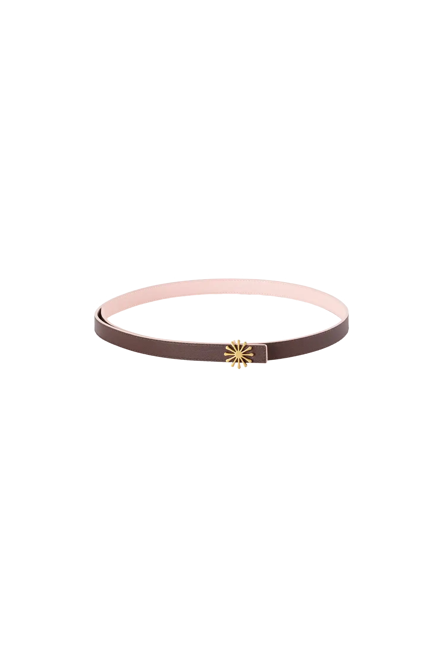 12AM reversible belt marrom e rosa PP