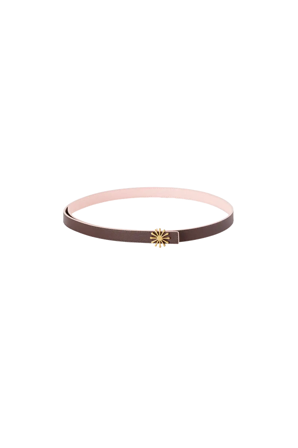 12AM reversible belt marrom e rosa PP
