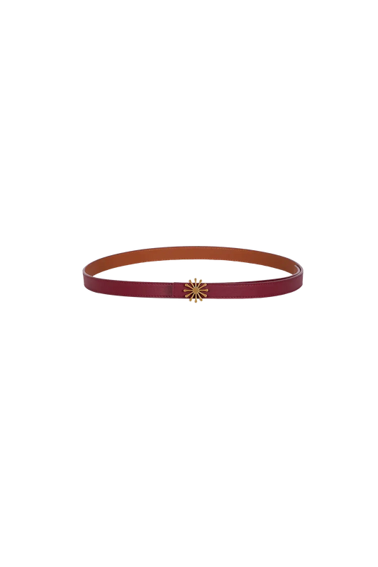12AM reversible belt marrom e burgundy G