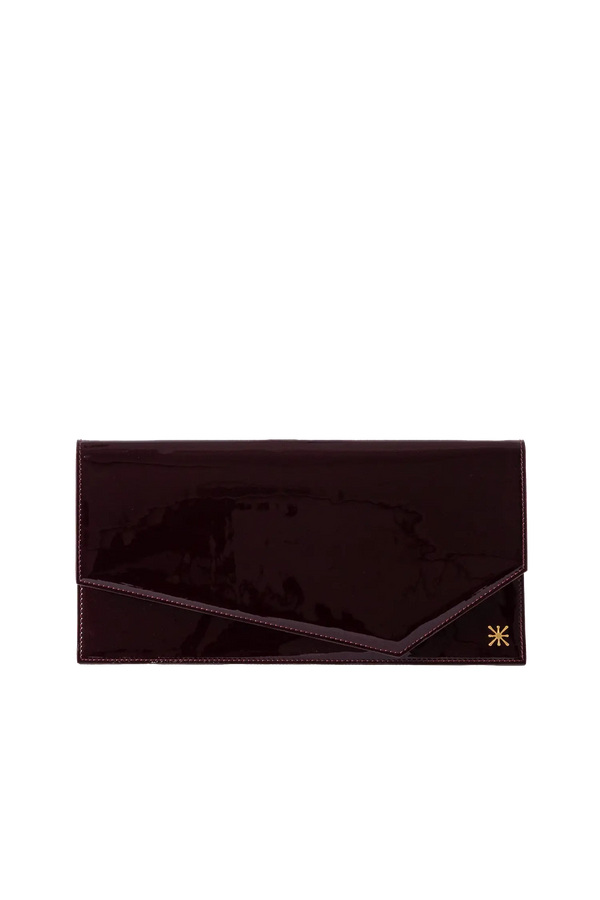1AM envelope bag burgundy