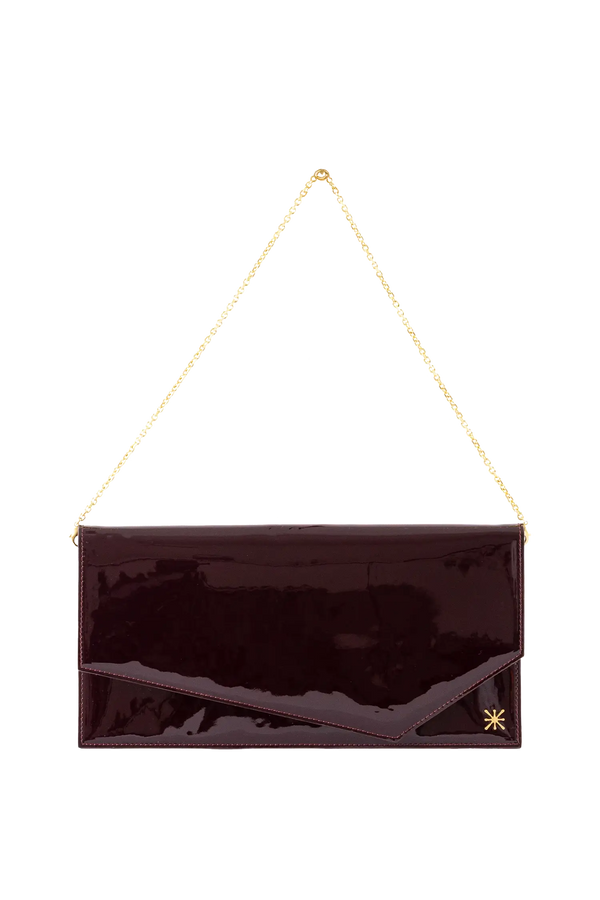 1AM envelope bag burgundy