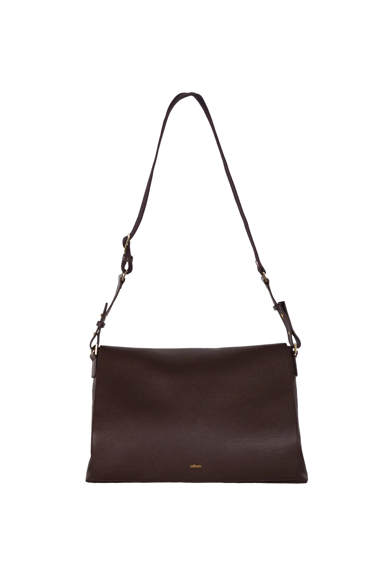 Bolsa tiracolo em couro legítimo na cor marrom claro com fechamento seguro e alça ajustável confortável, design sofisticado e funcional ideal para o dia a dia.