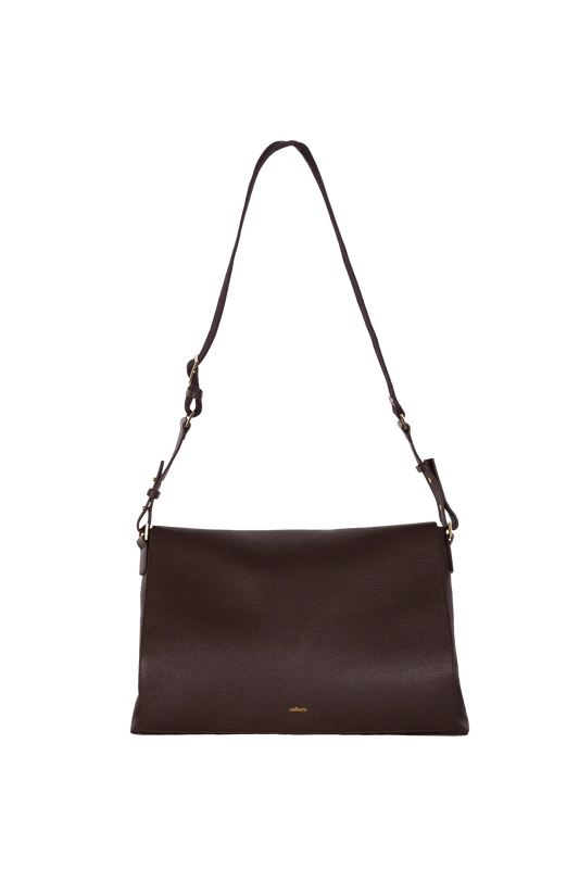6AM messenger bag marrom escuro