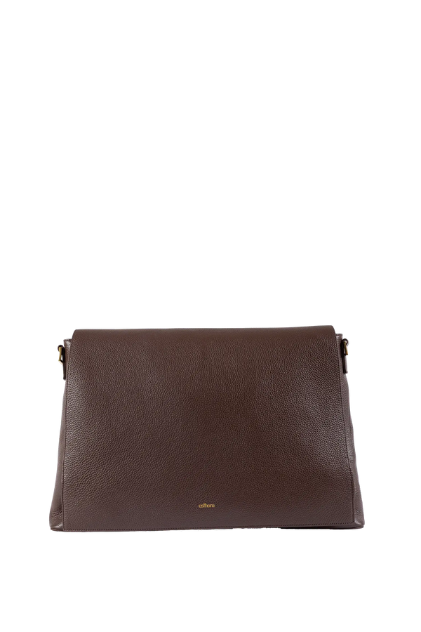 6AM messenger bag marrom escuro