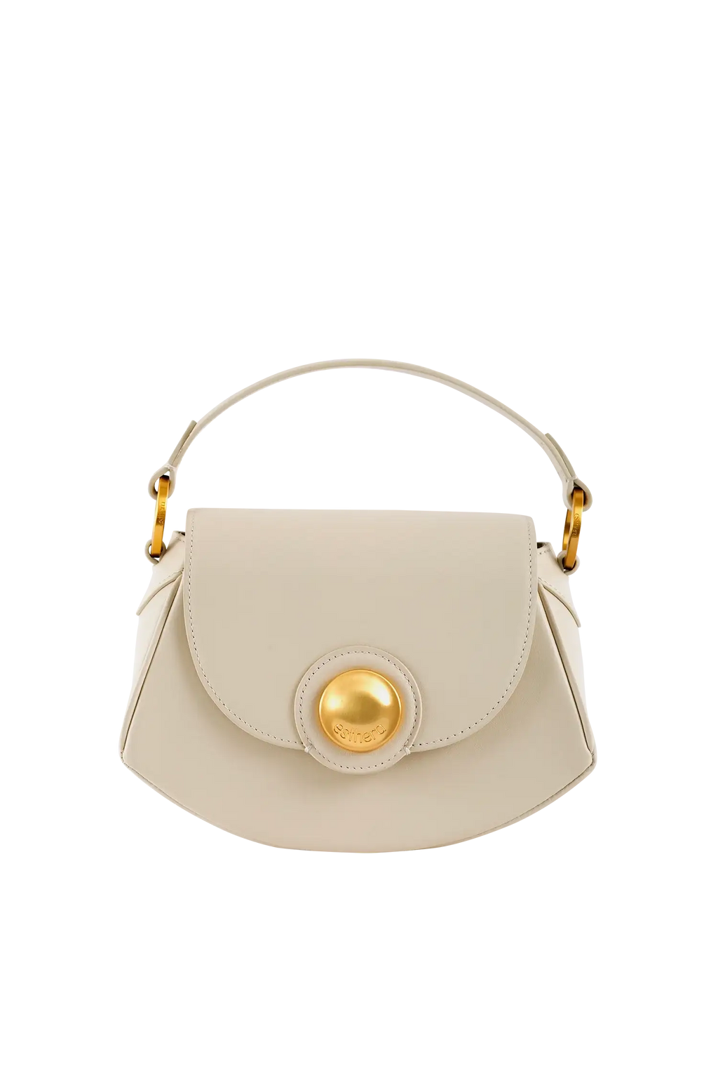 lady　0724 Bolsa Shoulder Lien Média Bege | Vicenza