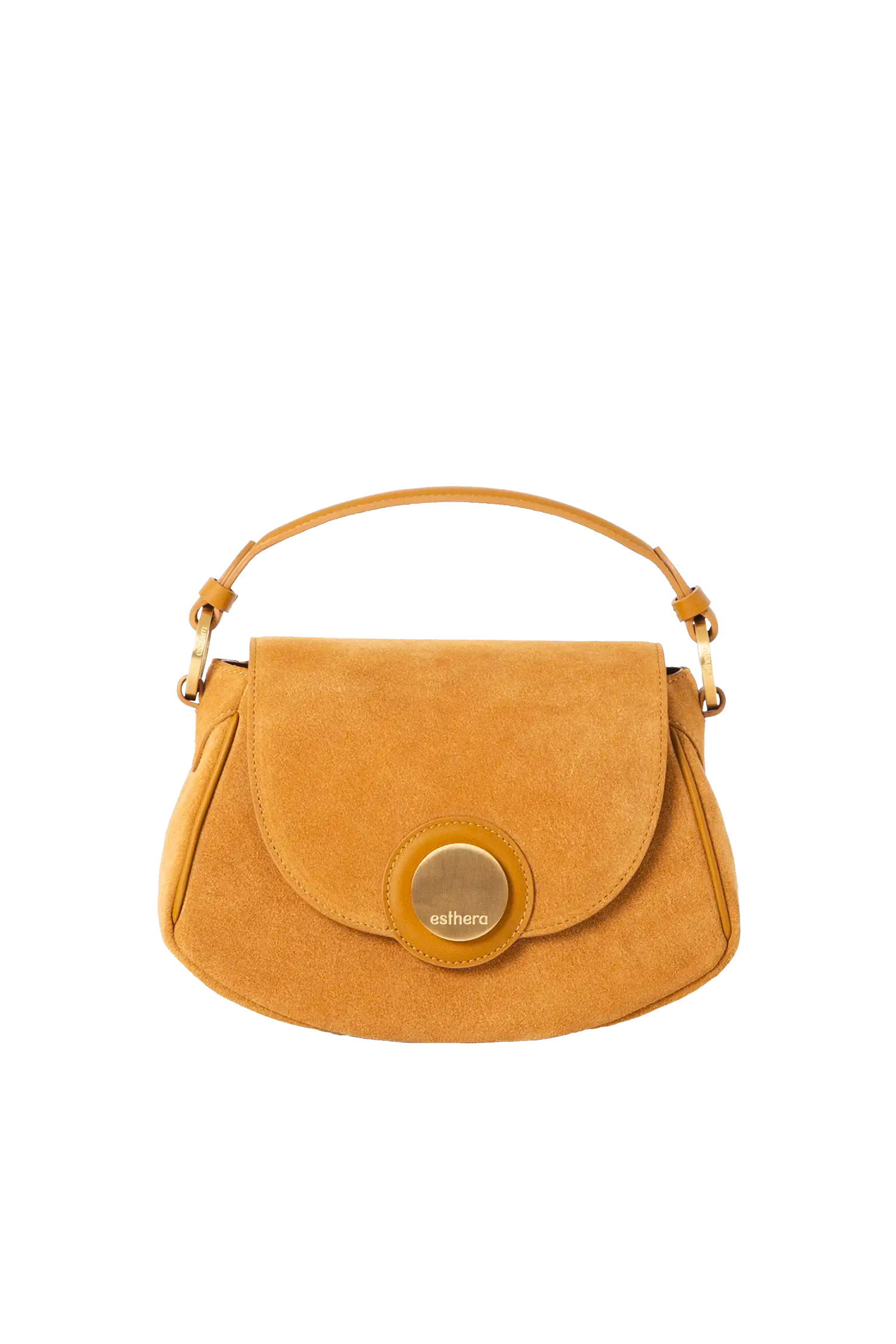 Bolsa tiracolo em camurça na cor com tom elegante com fechamento seguro e alça ajustável confortável, design sofisticado e funcional ideal para o dia a dia.