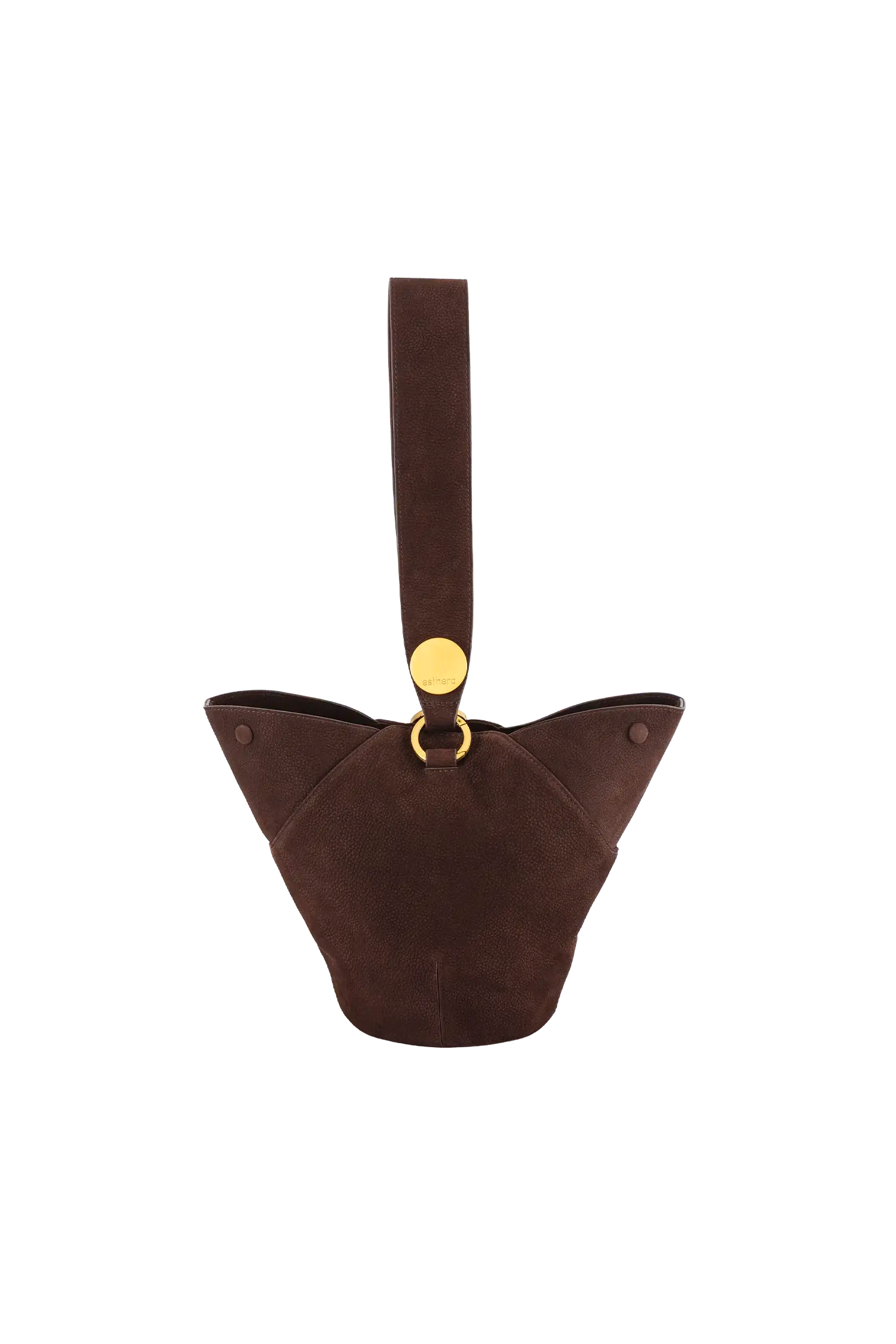 9PM maxi bag marrom camurça