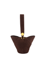 9PM maxi bag marrom camurça