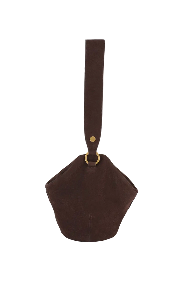 9PM maxi bag marrom camurça
