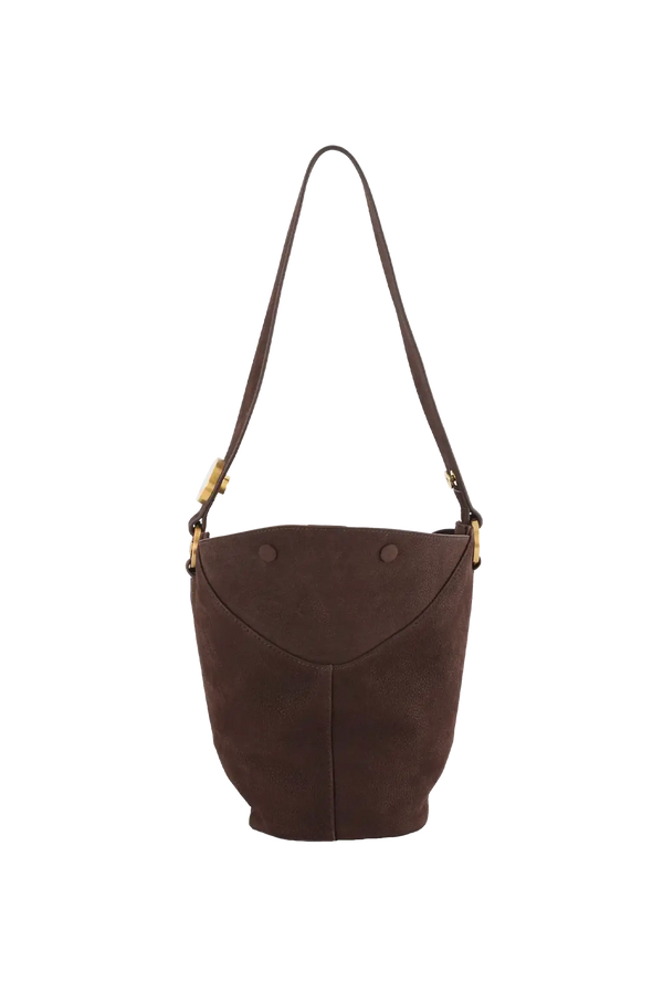 9PM maxi bag marrom camurça