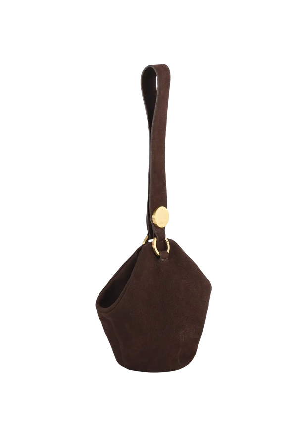 9PM maxi bag marrom camurça
