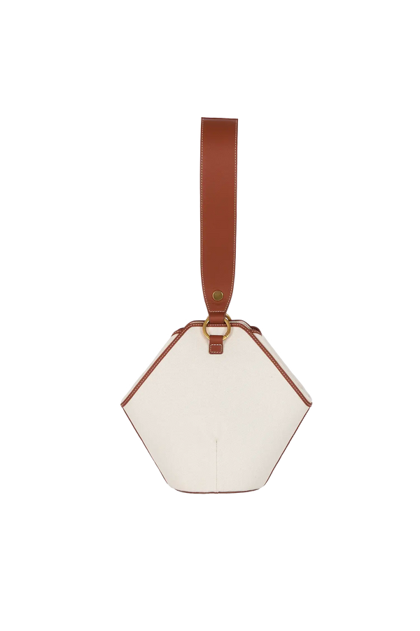9PM maxi bag canvas areia