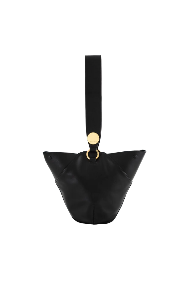 9PM maxi bag preta e dourado