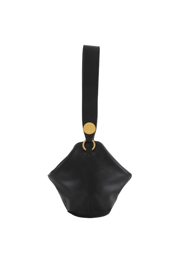 9PM maxi bag preta e dourado