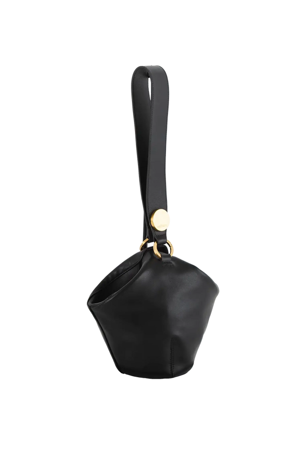 9PM maxi bag preta e dourado
