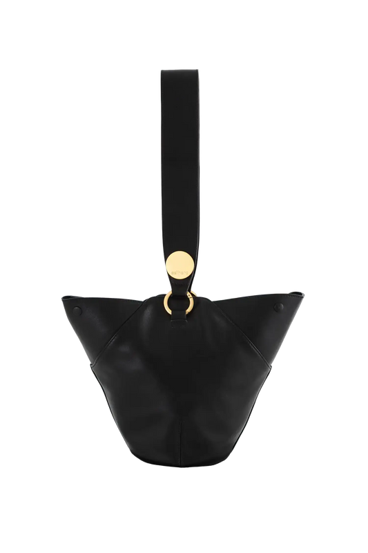9PM maxi bag preta e dourado