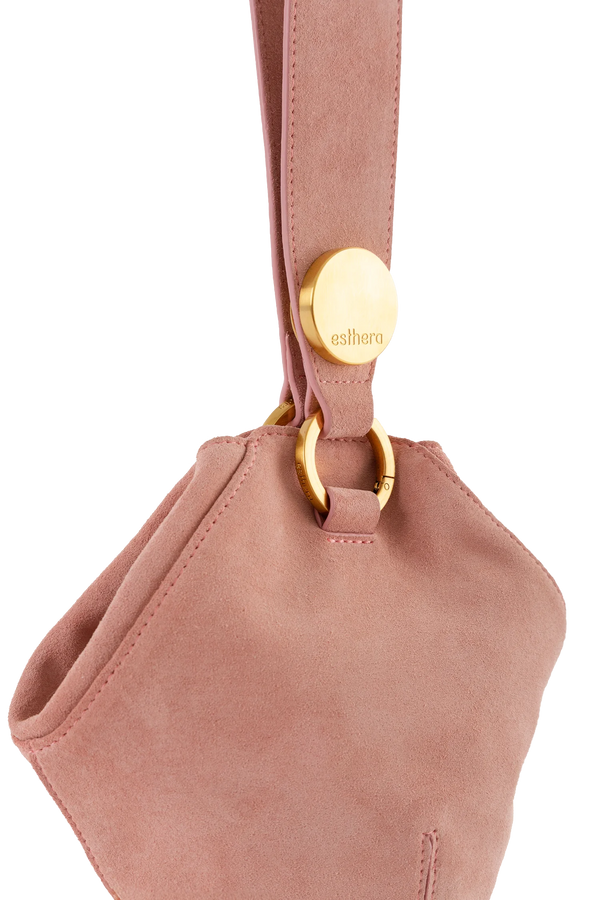 9PM bag camurça rosa