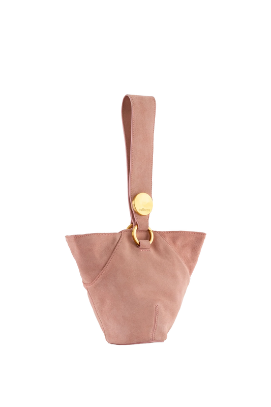 9PM bag camurça rosa