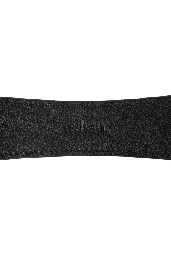 Scarf handle marrom e preto
