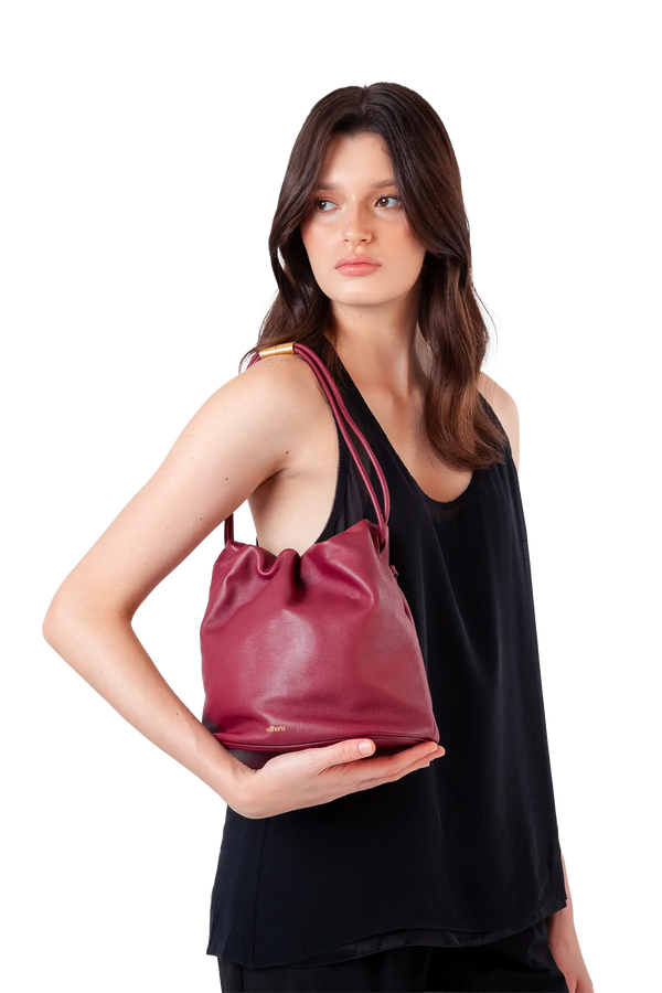 Esthera pouch burgundy