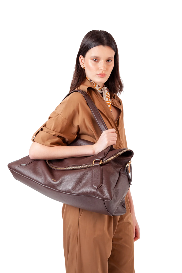 6PM shoulder bag marrom