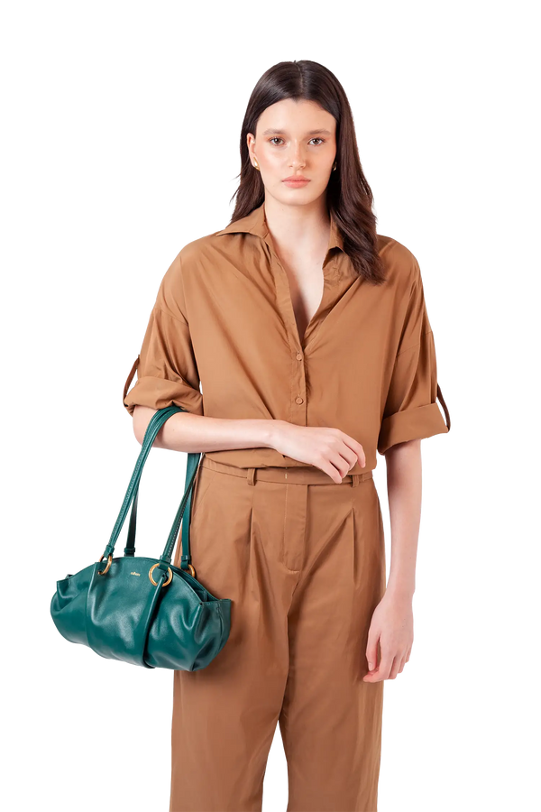 07:07PM baguette bag verde