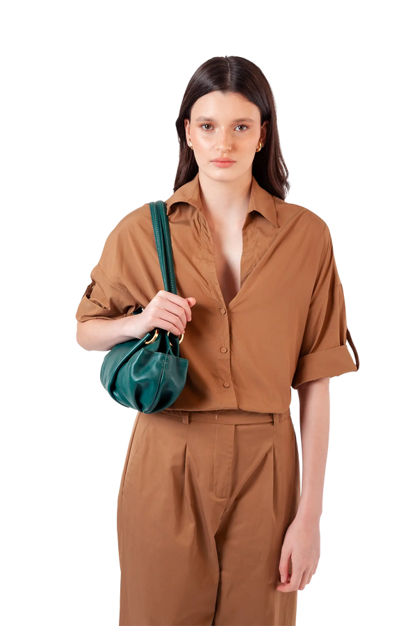07:07PM baguette bag verde