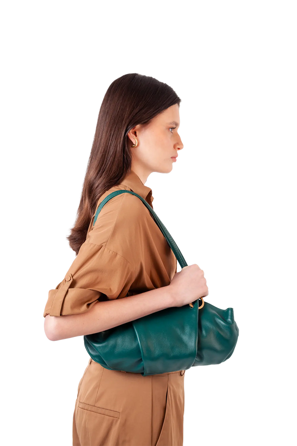 07:07PM baguette bag verde