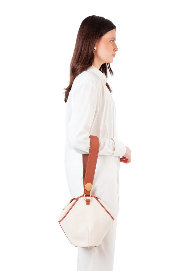 9PM maxi bag canvas areia